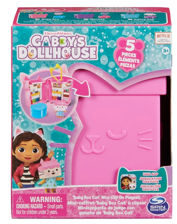 Gabby's Dollhouse -  Clip - on Playsets - Baby Box - on clearance