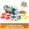 Rubble & Crew - Growlin’ Grub Food Truck with Action Figure, Kitchen Accessories & Kinetic Build-It Sand