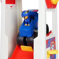 Paw Patrol  - Rescue Wheels Super Loop Tower HQ, with Light, Sound, Vehicle Launcher, Chase Action Figure & Toy Truck