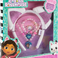 Gabby's Dollhouse -  Luv Her Headband Accessory set for Girls - (Includes Headband, Necklace, Dress Up Bracelet and Ring)