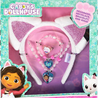 Gabby's Dollhouse -  Luv Her Headband Accessory set for Girls - (Includes Headband, Necklace, Dress Up Bracelet and Ring)