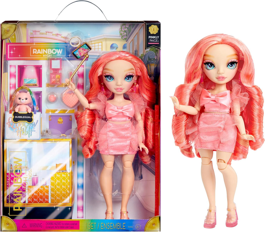 Rainbow High Michelle- Orange Fashion Doll. Fashionable Outfit & 10+  Colorful Play Accessories. Great Gift for Kids 4-12 Years Old and  Collectors.