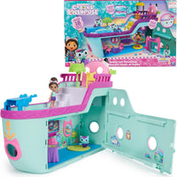 Gabby's Dollhouse -  Gabby Cat Friend Ship, Cruise Ship Toy with 2 Toy Figures, Surprise Toys & Dollhouse Accessories - on clearance