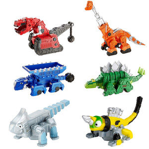 DINOTRUX - 6 PACK GIFT SET BOX with TY RUX, GARBY, TON-TON, REVVIT, ACE, SKYA