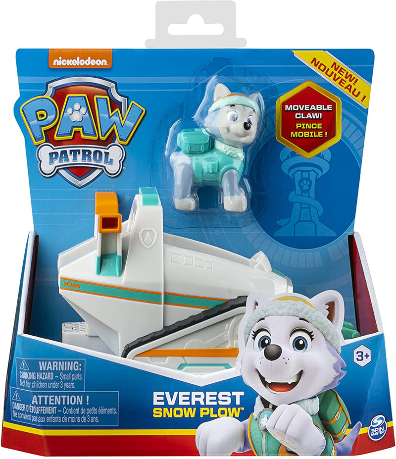 Paw Patrol -Everest's Rescue Snowmobile Everest Figure & Vehicle Everests -  New Version