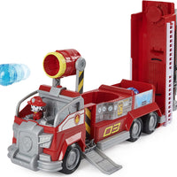 Paw Patrol -  MOVIE - Marshall’s Transforming Movie City Fire Truck with Extending Ladder, Lights, Sounds and Action Figure - On clearance