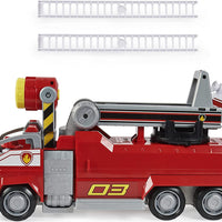 Paw Patrol -  MOVIE - Marshall’s Transforming Movie City Fire Truck with Extending Ladder, Lights, Sounds and Action Figure - On clearance