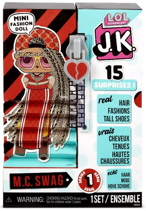 L.O.L LOL Surprise - JK M.C. Swag Mini Fashion Doll 15+ surprises