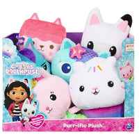 Gabby's Dollhouse - purrific plush set of 8 GENUINE LICENSED PLUSH WITH TAGS in display