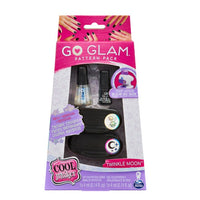 GO GLAM - Pattern Pack TWINKLE MOON - Cool maker for use with Go Glam Nail Salon - ON CLEARANCE